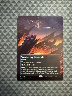 MTG Wandering Fumarole #0090 Borderless Rare Edge of Eternities: SS (EOS) - Image 1