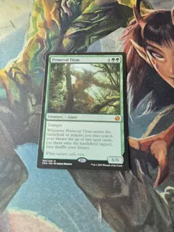 Magic the Gathering Primeval Titan Iconic Masters - Image 1
