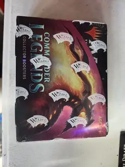 Magic The Gathering MTG - Commander Legends Collector Booster Box Factory Sealed - Image 1