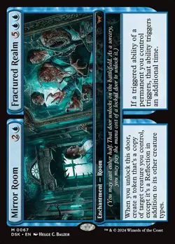 Mirror Room Fractured Realm 1x MtG Duskmourn: House of Horror SP/NM - Image 1
