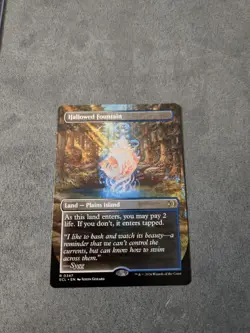 Magic: The Gathering Hallowed Fountain Lorwyn Eclipsed Borderless - Image 1