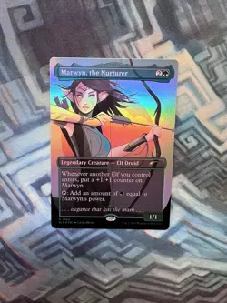 MTG Rainbow Foil Marwyn, the Nurturer NM Unplayed Secret Lair Drop - Image 1
