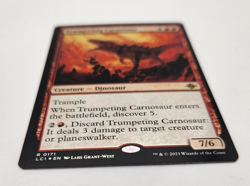 Trumpeting Carnosaur 0171 LCI Foil Rare The Lost Caverns Of Ixalan MTG NM - Image 3