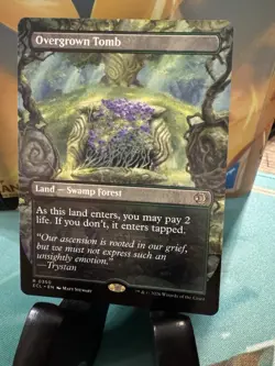 Overgrown Tomb - Borderless Rare - MTG #0350 - Lorwyn Eclipsed NM - Image 1