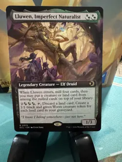 Lluwen, Imperfect Naturalist (Extended Art) 0375 (R) MTG Lorwyn Eclipsed (ECL) - Image 1