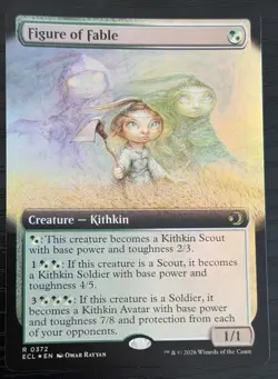 Figure of Fable - Foil (Extended Art) Lorwyn Eclipsed - Mtg - Image 1