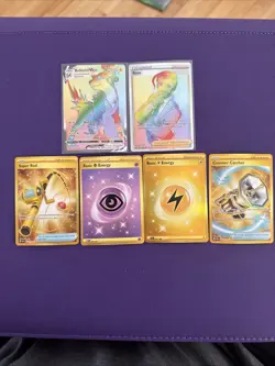 Pokemon Cards Singles Lot Full Arts/secret Gold/ Rainbow Rare Value Cards - Image 1