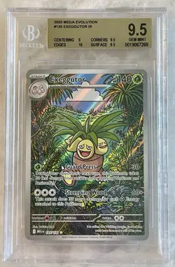 Exeggutor 135/132 Me01: Mega Evolution Holo BGS 9.5 Graded Pokemon - Image 1