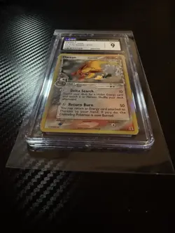 Pokemon TCG Flareon 5/113 EX Delta Species Holo Rare Card 2005 CGC Mint 9 - Image 3