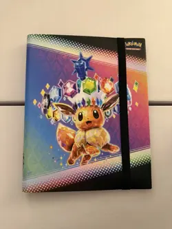 Pokemon Prismatic Evolutions 9-Pocket Sammelordner - Platz fur 378 Karten - neu - Image 1