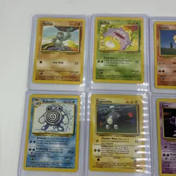 Pokemon Card 1st Edition Joblot Bundle Base Set 1999 + Covers For Grading PSA - Image 2