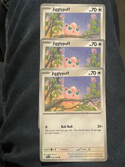 Jigglypuff 076/094 - Phantasmal Flames - 3x Card Lot [NM] - Image 1