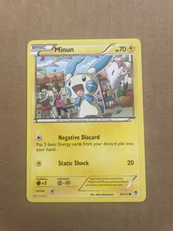 2x Pokemon Cards - Furious Fists - Plusle 31/111 & Minun 32/111 [LP] - Image 4