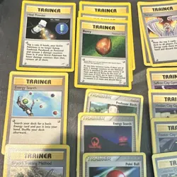 Pokemon TCG Trainer & Stadium Card Lot - Professor Birch, Koga - 24 Cards - Image 2