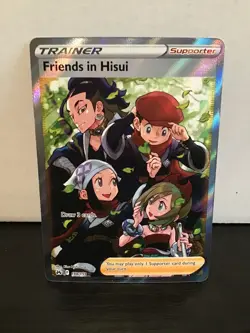 Friends in Hisui 148/159 Ultra Rare Pokemon Crown Zenith Holo Full Art - Image 1