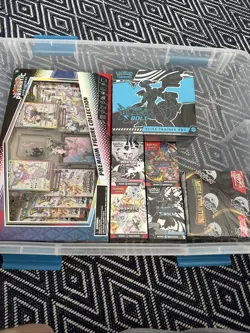 Sealed Pokemon 4 booster bundles, 1 etb, 1 figure collection, 1 booster box - Image 1