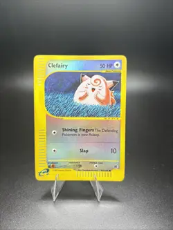 Pokemon TCG Clefairy Expedition 101/165 2002 WOTC E Reader Card Reverse Holo - Image 1