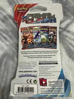 Pokemon XY Primal Clash Booster Pack New Sealed 10 Card Booster Pack 820650109492 - Image 3