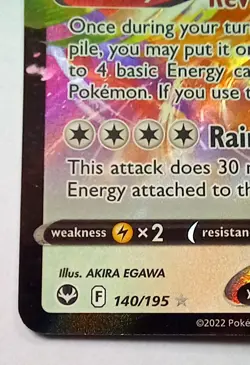 Pokemon TCG: Ho-Oh V 140/195 Swsh12: Sword & Shield-Silver Tempest Holo - Image 3