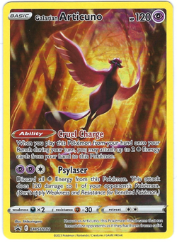 Pokemon TCG Pokemon GALARIAN ARTICUNO Promo Holo (SWSH282) - Image 1