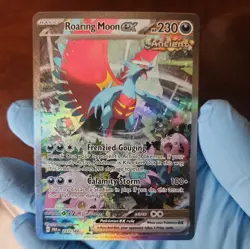 Roaring Moon EX 251/182SV04: Paradox Rift Special Illustration Pokemon TCG NM - Image 5