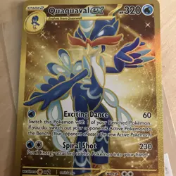 Quaquaval ex 273/193 Paldea Evolved Full Art Gold Secret Rare Pokemon MINT! - Image 5