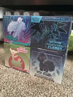 [LOT OF 4, Pokemon ETBs] - SEALED - phantasmal flames, journey together /2 more - Image 1