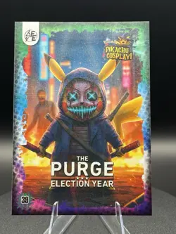 Pokemon Pikachu #39 Cosplay Set The Purge Election Year - Image 1