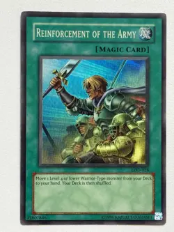 Yu-Gi-Oh! Reinforcement Of The Army LOD-028 Super Rare Englisch Goat Format - Image 1