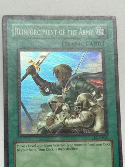 Yu-Gi-Oh! Reinforcement Of The Army LOD-028 Super Rare Englisch Goat Format - Image 3