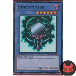 Yugioh Fiend's Mirror PRC1-EN003 Super Rare 1st Edition NM - Image 1