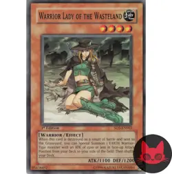 Yugioh Warrior Lady of the Wasteland SD5-EN002 Common 1st Edition NM - Image 1