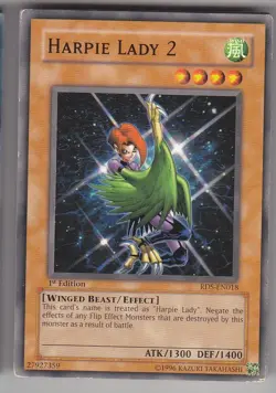 YU-GI-OH Harpie Lady 2 Common englisch RDS-EN018 Harpyie 2 - Image 1