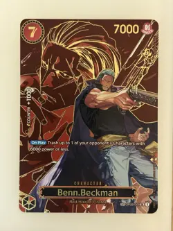 Benn.Beckman (SP) - Carrying On His Will (OP13) OP09-009 One Piece TCG - Image 1