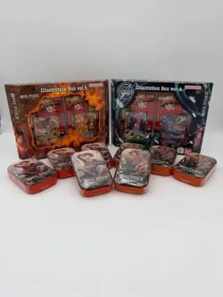 One Piece TCG Illustration Box vol.5/vol.6 and mini tin vol.2 LOT of 8 - Image 1