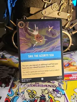 2024 Disney Lorcana Azurite Seas Foil Sail Azurite Sea 163 - Image 1