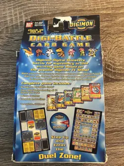Vintage Digimon Trading Cards Digi Battle Card Game Starter Set Blockbuster - Image 5