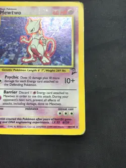 Pokemon Cards: Base Set 2 Rare Holo: Mewtwo 10/130 - Image 5