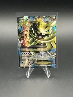 Pokemon TCG M Mega Steelix EX Full Art Holo Rare Card 109/114 XY Steam Siege - Image 1