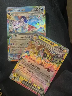 Galvantula ex 051/142 & Lapras ex 032/142 - Stellar Crown [NM] 2x Card Lot - Image 1