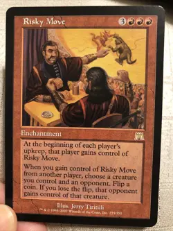 Risky Move Onslaught MTG Magic the Gathering /NM - Image 1