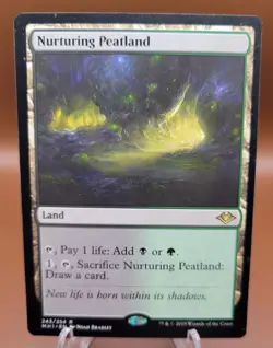 Nurturing Peatland x1 MTG Modern Horizons Magic Near Mint NM English - Image 1