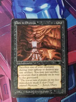 Gate to Phyrexia (Antiquities) LP vintage MTG - Image 1