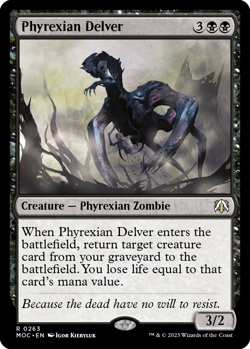 Phyrexian Delver [March of the Machine Commander] Magic MTG - Image 1