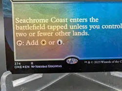 Seachrome Coast (Borderless) Phyrexia: All Will Be One Foil - Image 2