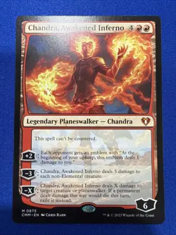 MTG 1x Chandra, Awakened Inferno 85 Commander Masters Magic the Gathering x1 NM - Image 1