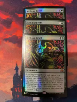 MTG Modern Horizons 3 Birthing Ritual Foil x 3 - Image 1