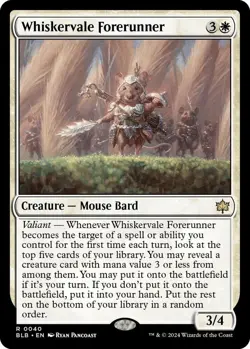 MTG Whiskervale Forerunner - Bloomburrow (BLB) Rare NM #40 - Image 1