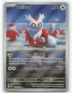Delibird - 152/132 Illustration Rare Holo NM Pokemon ME01: Mega Evolution - Image 1