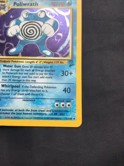 Pokemon Cards: Base Set 2 Rare Holo: Poliwrath 15/130 - Image 5